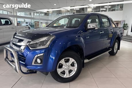 Blue 2018 Isuzu D-MAX Crew Cab Utility Ls-U Hi-Ride (4X2)