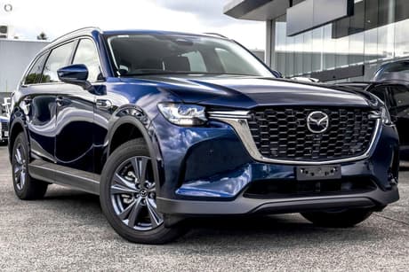 Blue 2025 Mazda CX-80 Wagon D50E Touring