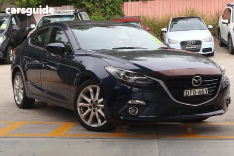 Blue 2016 Mazda 3 Sedan Sp25 Gt