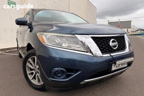 Blue 2014 Nissan Pathfinder Wagon St (4X2)