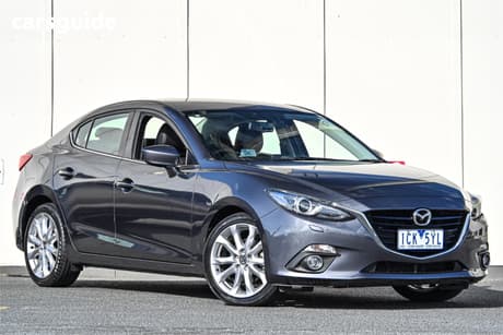 Grey 2014 Mazda 3 Sedan Sp25 Gt