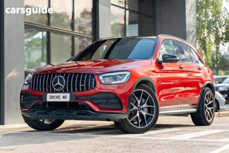 Red 2021 Mercedes-Benz GLC43 Wagon 4Matic