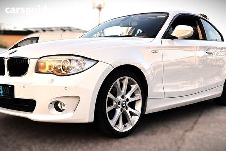White 2013 BMW 120I Coupe