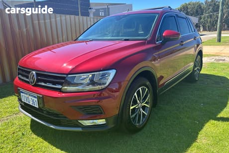 Red 2016 Volkswagen Tiguan Wagon 110 Tdi Comfortline
