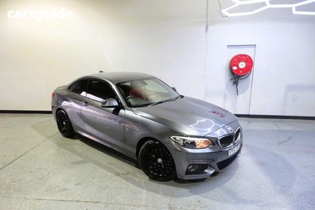 Grey 2015 BMW 2 Coupe 20I M SPORT F22 LCI MY15