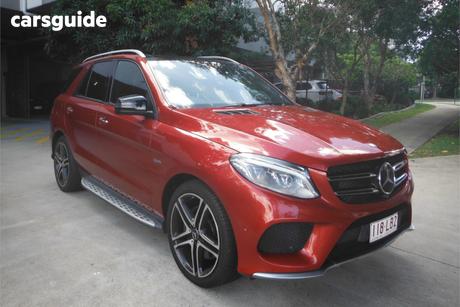 Red 2017 Mercedes-Benz GLE43 Wagon 4Matic