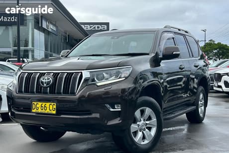 Brown 2022 Toyota Landcruiser Prado Wagon Gxl