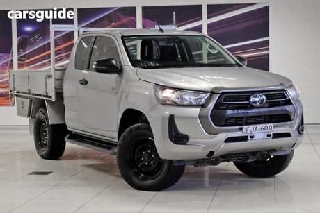 Silver 2021 Toyota Hilux X Cab Cab Chassis Sr (4X4)
