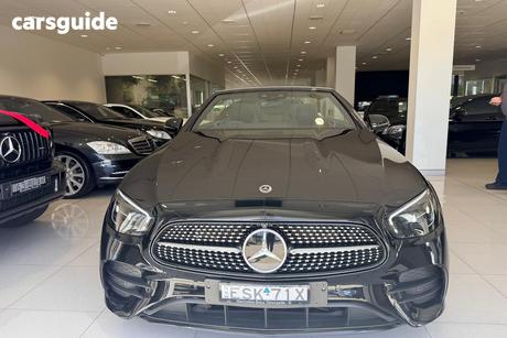 Black 2021 Mercedes-Benz E300 Cabriolet