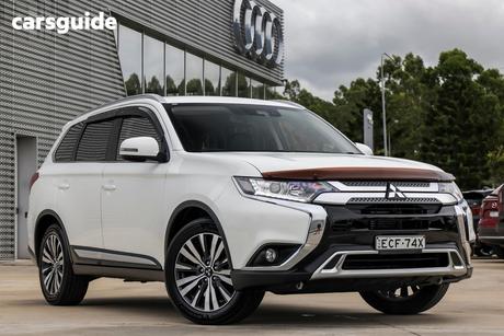 White 2019 Mitsubishi Outlander Wagon Ls 7 Seat (2Wd)