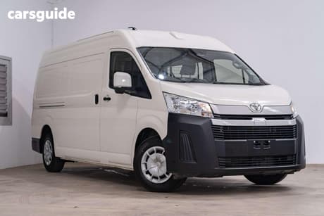 White 2024 Toyota HiAce Van Slwb