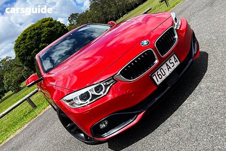 Red 2016 BMW 420I Coupe Sport Line