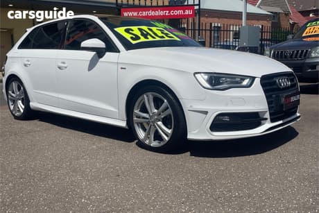 White 2015 Audi A3 Hatchback Sportback 1.8 Tfsi Ambition