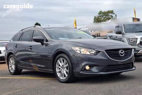 Grey 2016 Mazda 6 Wagon Sport