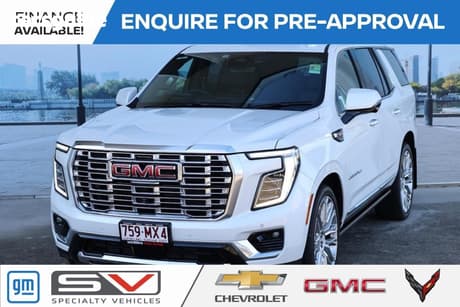 White 2025 Gmc Yukon Wagon Denali
