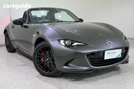 Grey 2024 Mazda MX-5 Convertible G20 Roadster Gt Rs