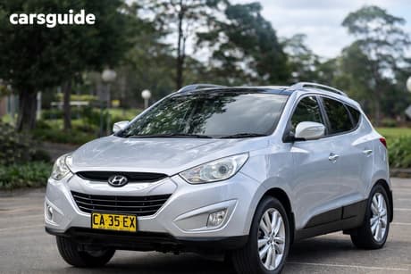 Silver 2010 Hyundai IX35 Wagon Highlander (Awd)