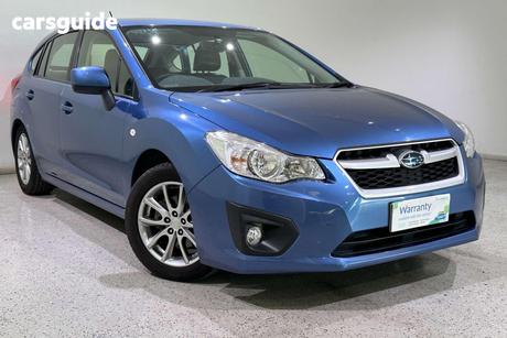 Blue 2014 Subaru Impreza Hatchback 2.0I (Awd)
