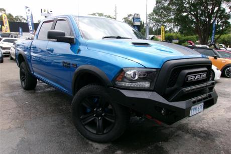 Blue 2022 RAM 1500 Crew Cab Utility Warlock Ii Rambox