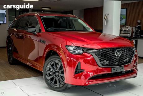 Red 2024 Mazda CX-80 Wagon G40E Gt