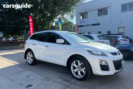 White 2010 Mazda CX-7 Wagon Luxury Sports (4X4)