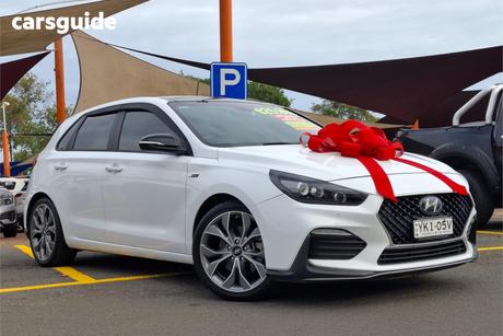 White 2020 Hyundai I30 Hatchback N Line Premium