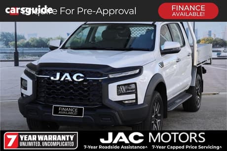 White 2024 JAC T9 UTE Dual Cab Pick-up Oasis (4X4)