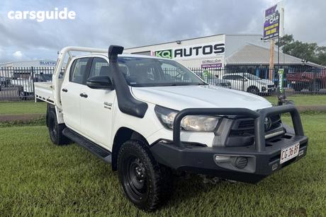 White 2021 Toyota Hilux Double Cab Pick Up Sr (4X4)
