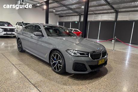 Grey 2022 BMW 530D Sedan M Sport Lci
