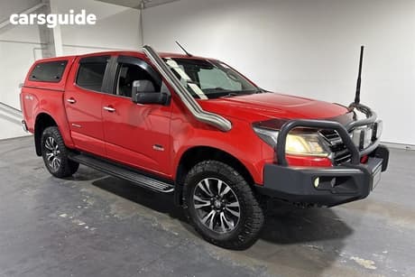 Red 2017 Holden Colorado Crew Cab Pickup Storm (4X4)
