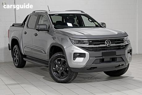 Silver 2025 Volkswagen Amarok Dual Cab Utility Panamericana Tdi600 4Motion