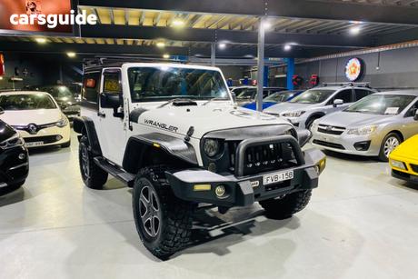 White 2012 Jeep Wrangler Softtop Sport (4X4)
