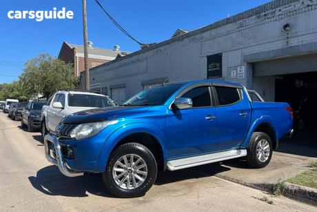 Blue 2018 Mitsubishi Triton Dual Cab Utility Gls (4X4)