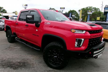 Red 2022 Chevrolet Silverado Dual Cab Utility Hd Ltz Premium Tech Pack (Nb1)