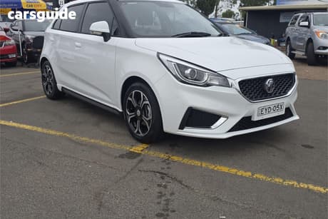 White 2022 MG MG3 Hatchback Excite (With Navigation)