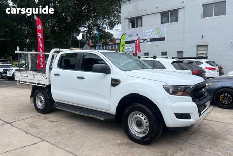 White 2017 Ford Ranger Crew Cab Chassis Xl 3.2 (4X4)