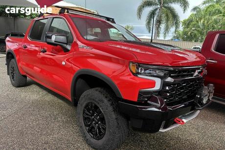 Red 2024 Chevrolet Silverado Crew Cab Pickup 1500 Zr2