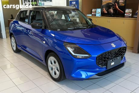 Blue 2025 Suzuki Swift Hatchback Hybrid Plus