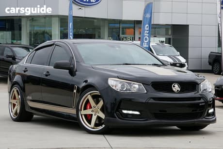 Black 2016 Holden Commodore Sedan Ss-V Redline