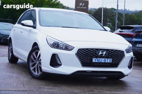 White 2019 Hyundai I30 Hatchback Active