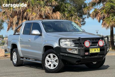 Silver 2015 Volkswagen Amarok Dual Cab Utility Tdi420 Highline (4X4)