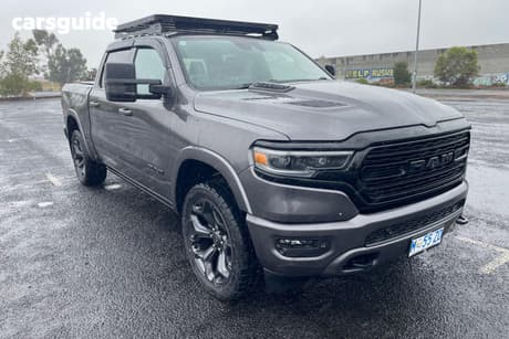 Grey 2023 RAM 1500 Crew Cab Utility Limited Rambox (Hybrid)
