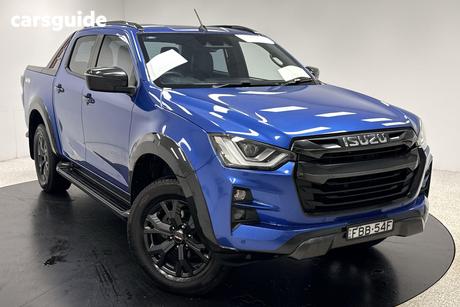 Blue 2022 Isuzu D-MAX Crew Cab Utility X-Terrain (4X4)