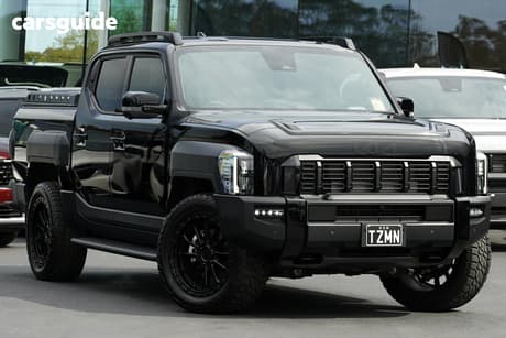 Black 2025 Kia Tasman Double Cab Pick Up X-Pro (4X4) (0.9T) Bdy Fender