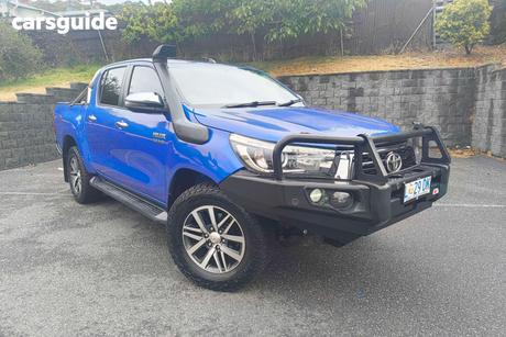Blue 2018 Toyota Hilux Dual Cab Utility Sr5 (4X4)