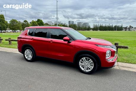 Red 2024 Mitsubishi Outlander Wagon Ls 7 Seat (2Wd)