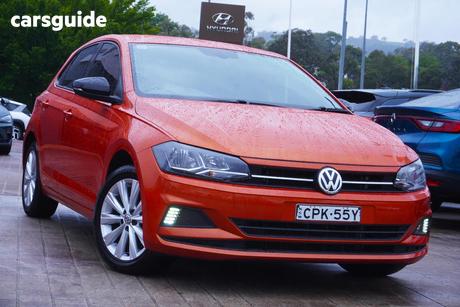 Orange 2019 Volkswagen Polo Hatchback 85 Tsi Comfortline