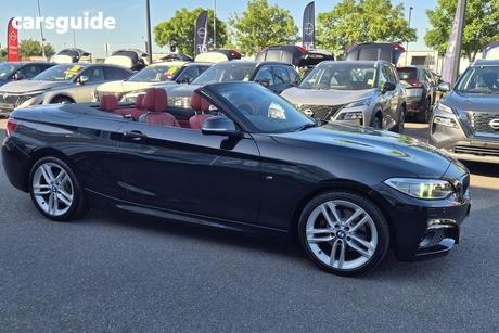 Black 2017 BMW 220I Convertible M Sport