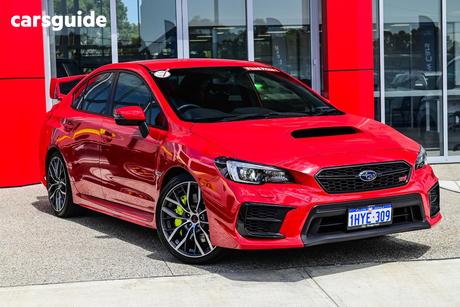 Red 2020 Subaru WRX Sedan Sti (Awd)