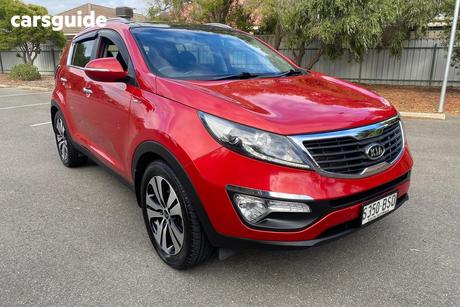 Red 2012 Kia Sportage Wagon Platinum (Awd)